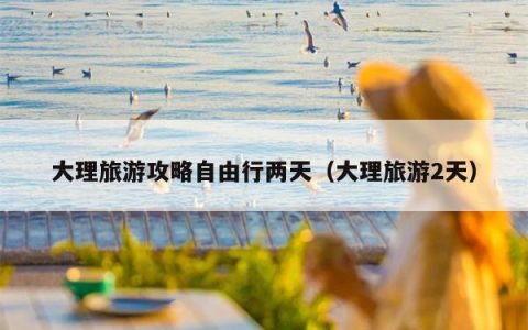 大理旅游攻略自由行两天（大理旅游2天）