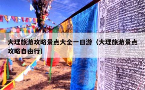 大理旅游攻略景点大全一日游（大理旅游景点攻略自由行）