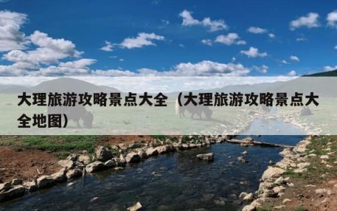 大理旅游攻略景点大全（大理旅游攻略景点大全地图）